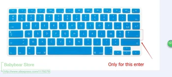 US enter AZERTY French Silicone USA Keyboard Cover Skin Cover Protective FILM for Apple MacBook Pro Air Retina 13 15 17
US enter AZERTY French Silicone USA Keyboard Cover Skin Cover Protective FILM for Apple MacBook Pro Air Retina 13 15 17