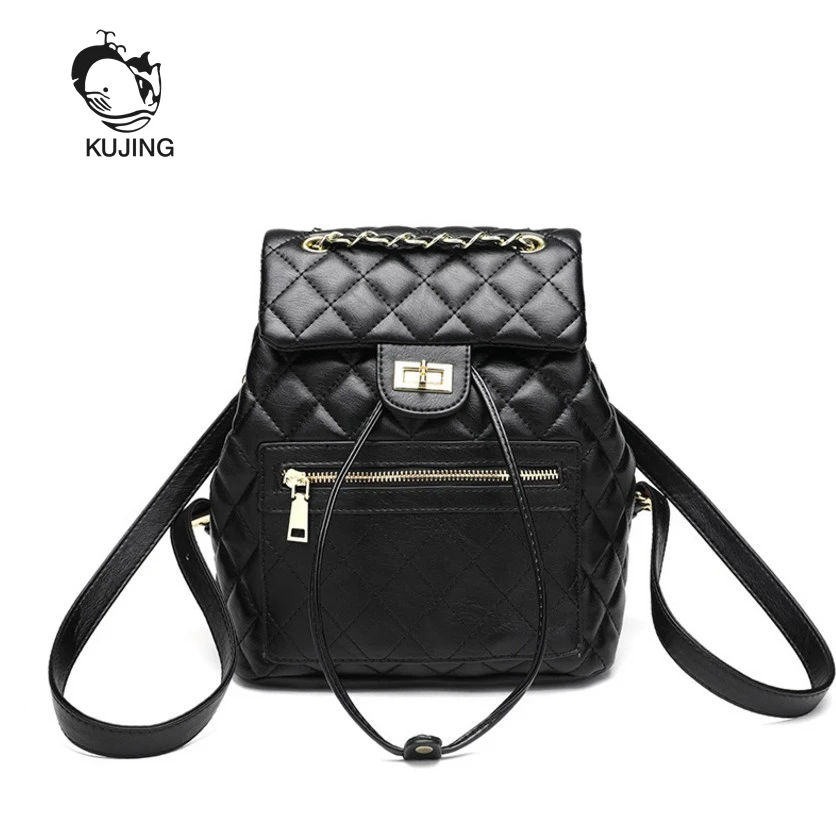 KUJING Women's Backpack Fashion Rhombic Women's Casual Backpack Quality PU Women Shopping Backpack Luxury Middle School Backpack
KUJING Women's Backpack Fashion Rhombic Women's Casual Backpack Quality PU Women Shopping Backpack Luxury Middle School Backpack