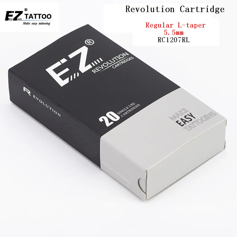 RC1207RL EZ Revolution Tattoo Needle Cartridges Round Liner for System Cartridge and Grips Tattoo Supply 20 pcs /box
RC1207RL EZ Revolution Tattoo Needle Cartridges Round Liner for System Cartridge and Grips Tattoo Supply 20 pcs /box
