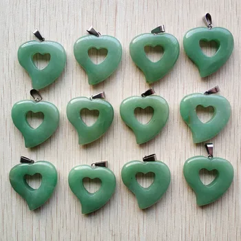 Wholesale 12pcs/lot fashion hight quality natural green aventurine hollow curved heart charms pendants for jewelry making free
Wholesale 12pcs/lot fashion hight quality natural green aventurine hollow curved heart charms pendants for jewelry making free