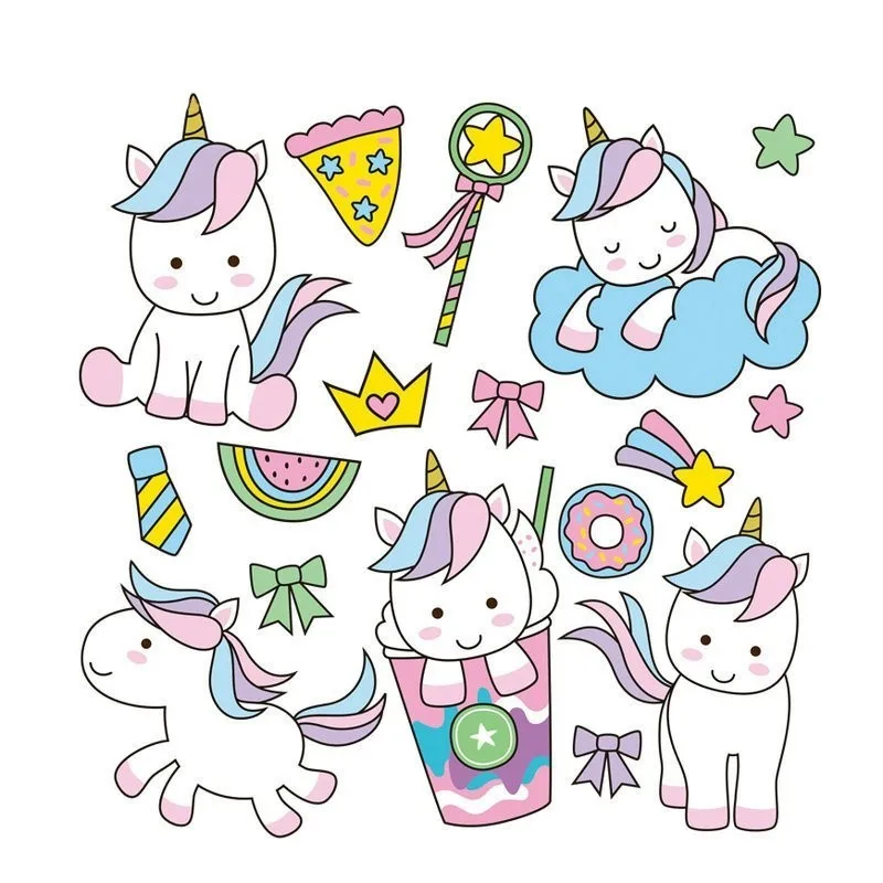 2019 New Design Cartoon Unicorn Stickers On Clothes Children Favorite Heat Transfer Washable DIY Accessory Badges Patches
2019 New Design Cartoon Unicorn Stickers On Clothes Children Favorite Heat Transfer Washable DIY Accessory Badges Patches