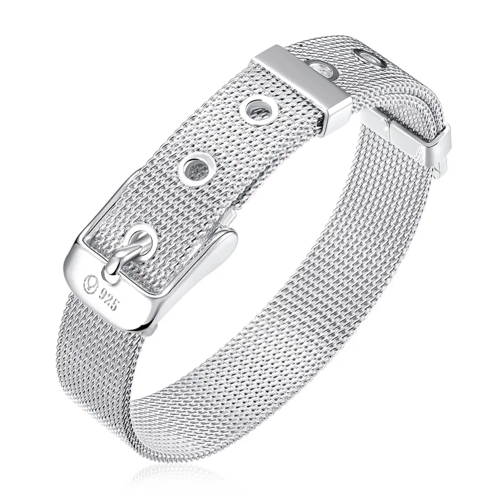 Factory Price 925 jewelry Silver plated women men jewelry , 14mm Web Watch Belt bangles & Bracelets for women,925 men bracelet
Factory Price 925 jewelry Silver plated women men jewelry , 14mm Web Watch Belt bangles & Bracelets for women,925 men bracelet