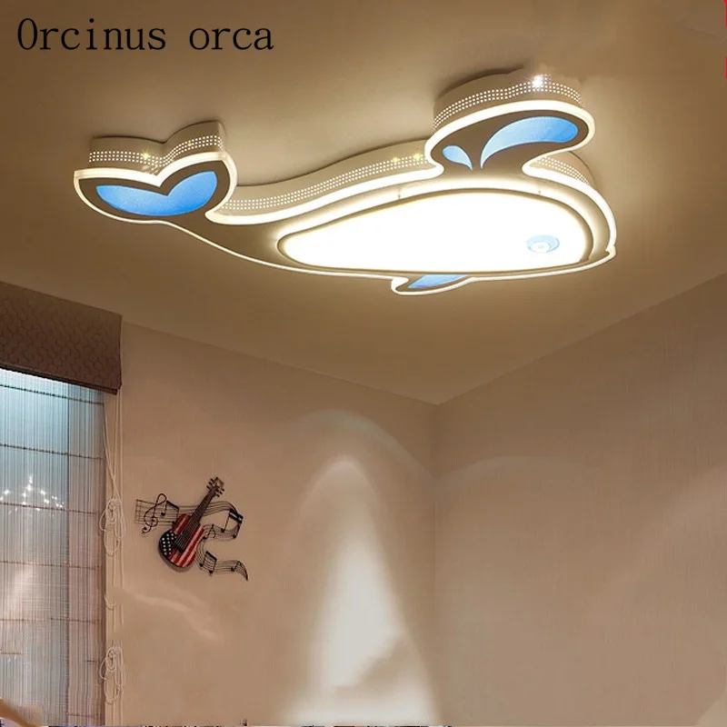 Cartoon creative dolphin LED ceiling lamp children's room boys and girls bedroom Mediterranean fish protective eye ceiling lamp
Cartoon creative dolphin LED ceiling lamp children's room boys and girls bedroom Mediterranean fish protective eye ceiling lamp