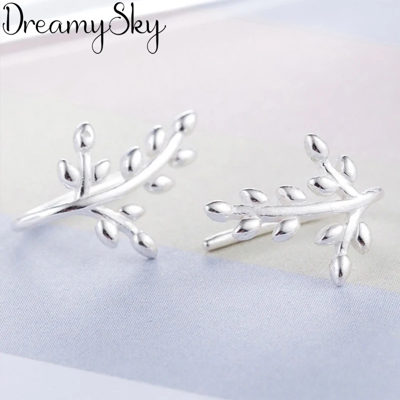 Korean Sweet 925 Sterling Silver Leaf Earrings For Women Ladies Earrings S925 Silver Jewelry Girls Gifts Pendientes oorbellen
Korean Sweet 925 Sterling Silver Leaf Earrings For Women Ladies Earrings S925 Silver Jewelry Girls Gifts Pendientes oorbellen