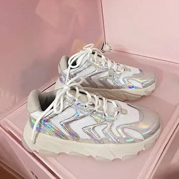 White Chunky Shoes Women Platform Sneakers Genuine Leather zapatos de mujer Spring New chaussures femme Female footware Colorful
White Chunky Shoes Women Platform Sneakers Genuine Leather zapatos de mujer Spring New chaussures femme Female footware Colorful