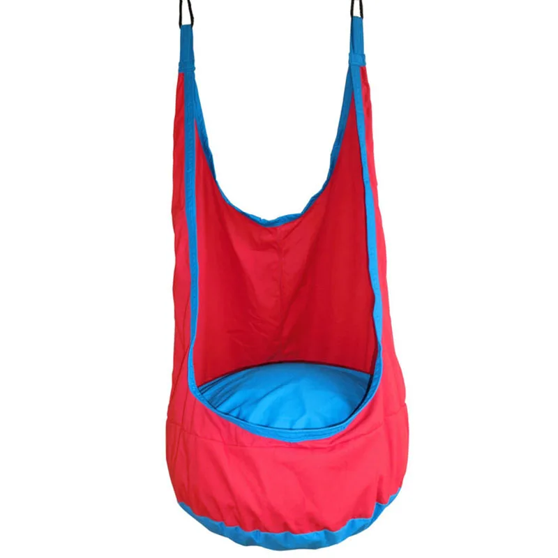 Kids Toy Swing Hammock Chair Indoor Outdoor Hanging Toy Swing Chair Seat hangstol for reading tent relax (2)