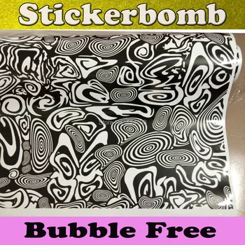 Erlkonig Black, White Camouflage Vinyl Wrap Air Bubble Free White Camo For Vehicle Wrapping Foile Stickers size 1.50x30m/Roll
Erlkonig Black, White Camouflage Vinyl Wrap Air Bubble Free White Camo For Vehicle Wrapping Foile Stickers size 1.50x30m/Roll