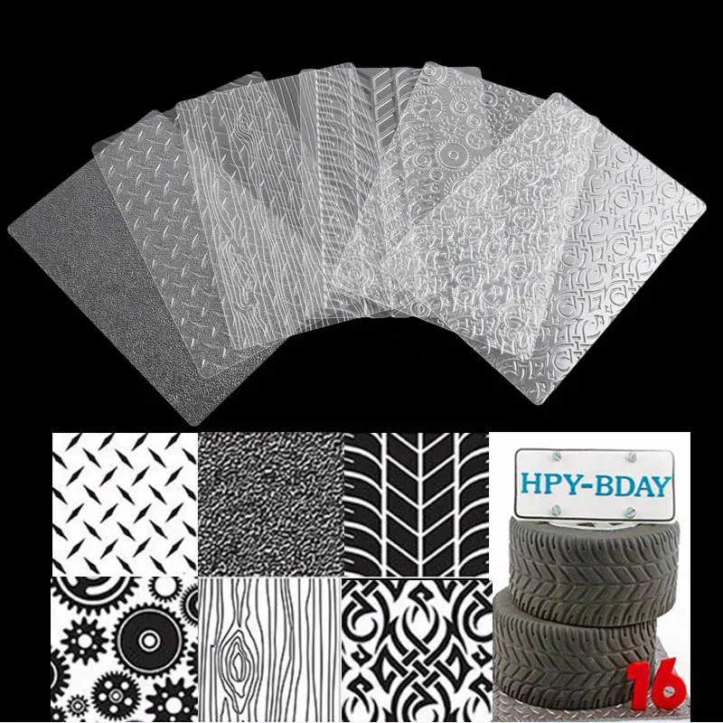 6pcs Floral Texture Sheet Set Sugar Craft Decoration Texture Mat For Cake Mold Fondant Cake Mould Bakeware Accessoreis
6pcs Floral Texture Sheet Set Sugar Craft Decoration Texture Mat For Cake Mold Fondant Cake Mould Bakeware Accessoreis