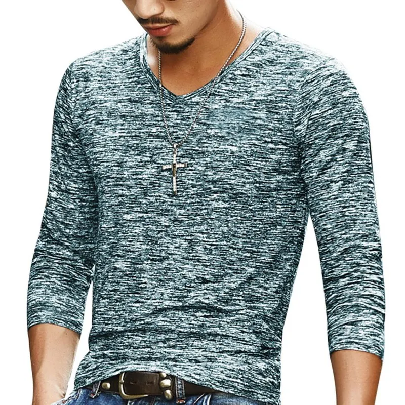 2019 Men Casual T Shirts Long Sleeve Tops Tees Shirt Mens Clothing Fashion V Neck Tshirt Undetshirts 3XL Oversized
2019 Men Casual T Shirts Long Sleeve Tops Tees Shirt Mens Clothing Fashion V Neck Tshirt Undetshirts 3XL Oversized