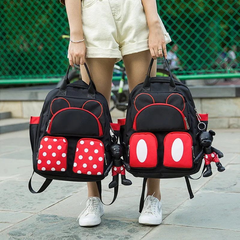 2018 New large capacity Cute lady's backpack cartoon mouse fashion Mummy Backpack kids Mickey Diaper Rucksack woman's bag Minnie
2018 New large capacity Cute lady's backpack cartoon mouse fashion Mummy Backpack kids Mickey Diaper Rucksack woman's bag Minnie