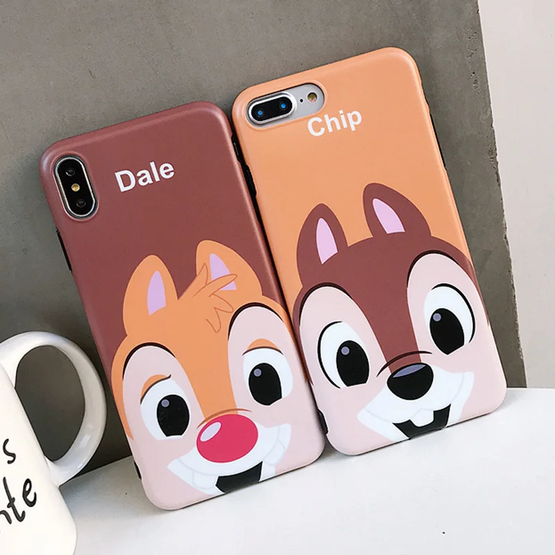 Cartoon Chipmunk Phone Case for iPhone X XS MAX XR 7 8 Plus Cute Coque Chip Dale Squirrel Cover for iPhone 8 7 6 6s Plus Fundas
Cartoon Chipmunk Phone Case for iPhone X XS MAX XR 7 8 Plus Cute Coque Chip Dale Squirrel Cover for iPhone 8 7 6 6s Plus Fundas