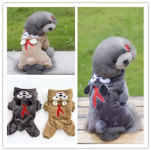 Y103 Warm Winter clothes for dogs Cute Pet Fleece 4 legs Bear Pattern Small mediumn dog Overall Down clothes
Y103 Warm Winter clothes for dogs Cute Pet Fleece 4 legs Bear Pattern Small mediumn dog Overall Down clothes