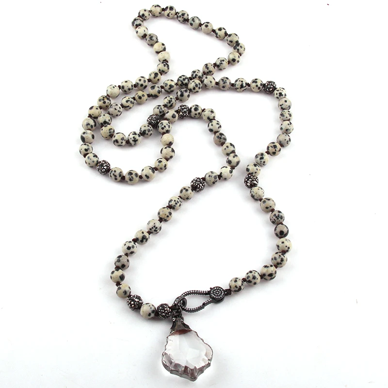 MOODPC Fashion 8mm long knotted Natural Stone Black Gun Zircon Pave lobster clasp Crystal Pendant Necklace For Women Jewelry
MOODPC Fashion 8mm long knotted Natural Stone Black Gun Zircon Pave lobster clasp Crystal Pendant Necklace For Women Jewelry