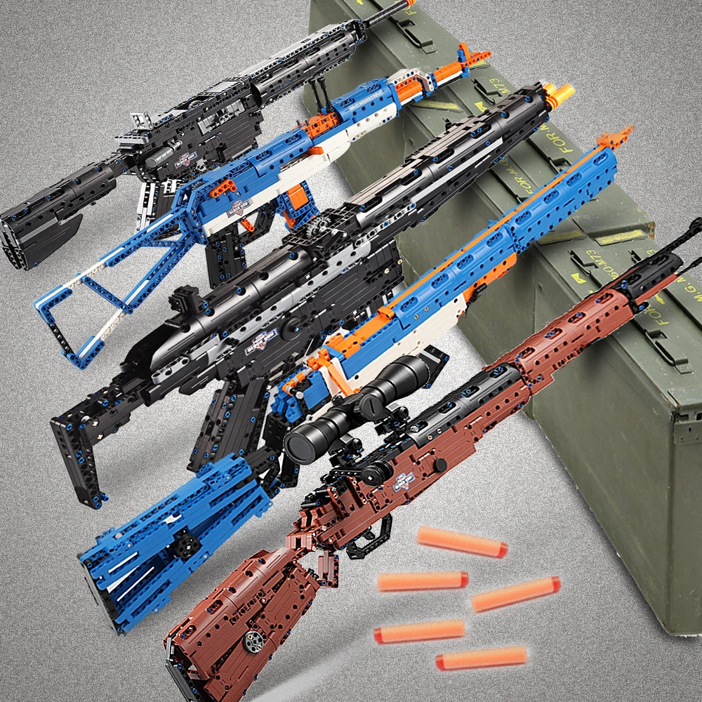 Конструктор cada technic gun игрушечные модели и строительные игрушки игрушечный