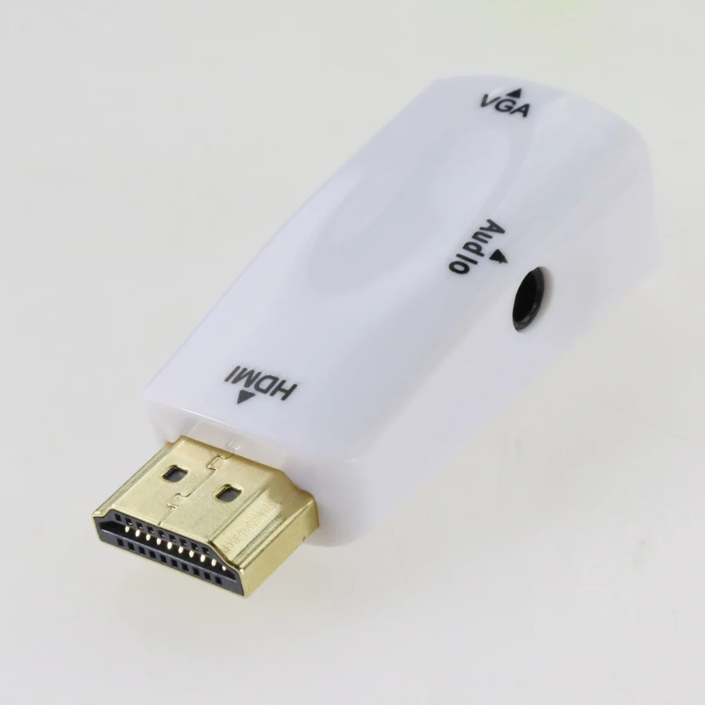 Universal Compact HDMI Female To VGA Female And 3.5mm Audio Output Adapter Small in size
Universal Compact HDMI Female To VGA Female And 3.5mm Audio Output Adapter Small in size