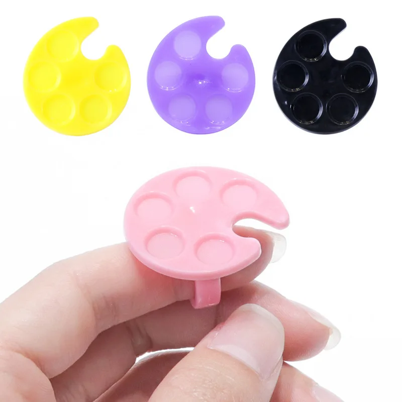 Nail Tool Mini Ring Tray Foreign Trade Explosion Color Palette Nail Glue Container
Nail Tool Mini Ring Tray Foreign Trade Explosion Color Palette Nail Glue Container