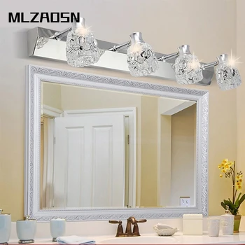 MLZAOSN Mirror Light Bathroom LED Brief Modern Wall Lamp Waterproof Antimist Crystal Stainless Steel Mirror Cabinet Lamp
MLZAOSN Mirror Light Bathroom LED Brief Modern Wall Lamp Waterproof Antimist Crystal Stainless Steel Mirror Cabinet Lamp