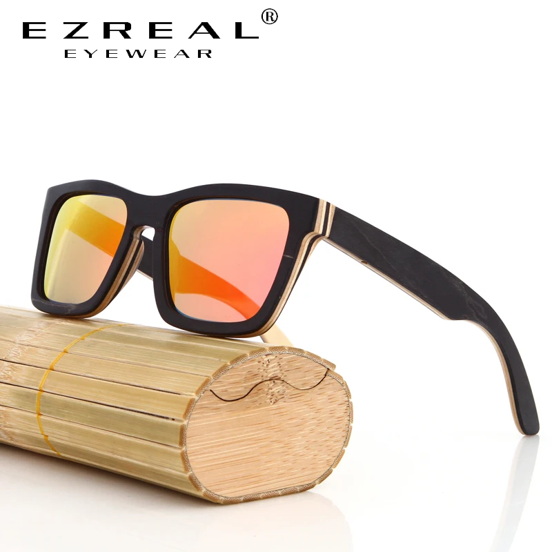 EZREAL Classic Wood Sunglasses Women With Wooden Frame Bamboo sunglasses in Wood Box UV400 Protect Polarized Lenses
EZREAL Classic Wood Sunglasses Women With Wooden Frame Bamboo sunglasses in Wood Box UV400 Protect Polarized Lenses