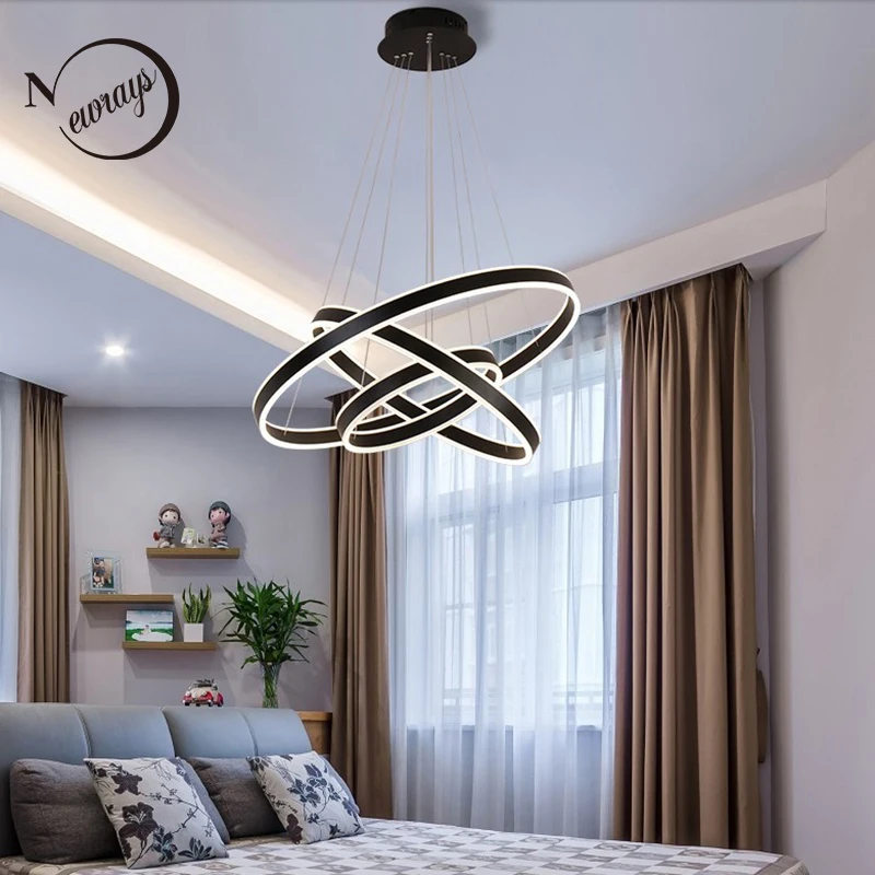 Фото Modern acrylic novelty dream multi-layer pendant light LED 220V lamp for bedroom living room restaurant hotel hall study | Лампы и
