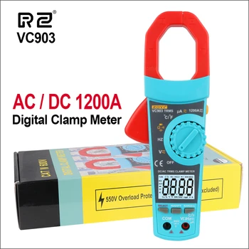 

RZ LCD Design Auto Range Digital Clamp Multimeter VC902/VC903 Multifunctional Voltmeter Ammeter Ohmmeter AC DC clamp Tester Tool