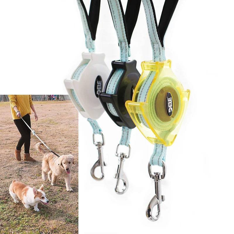 DELE Retractable Pet Leash,1.4m Pet Walking Leash for Small/Medium/Big up to 40kg, Double Direction Extension, Portable
DELE Retractable Pet Leash,1.4m Pet Walking Leash for Small/Medium/Big up to 40kg, Double Direction Extension, Portable