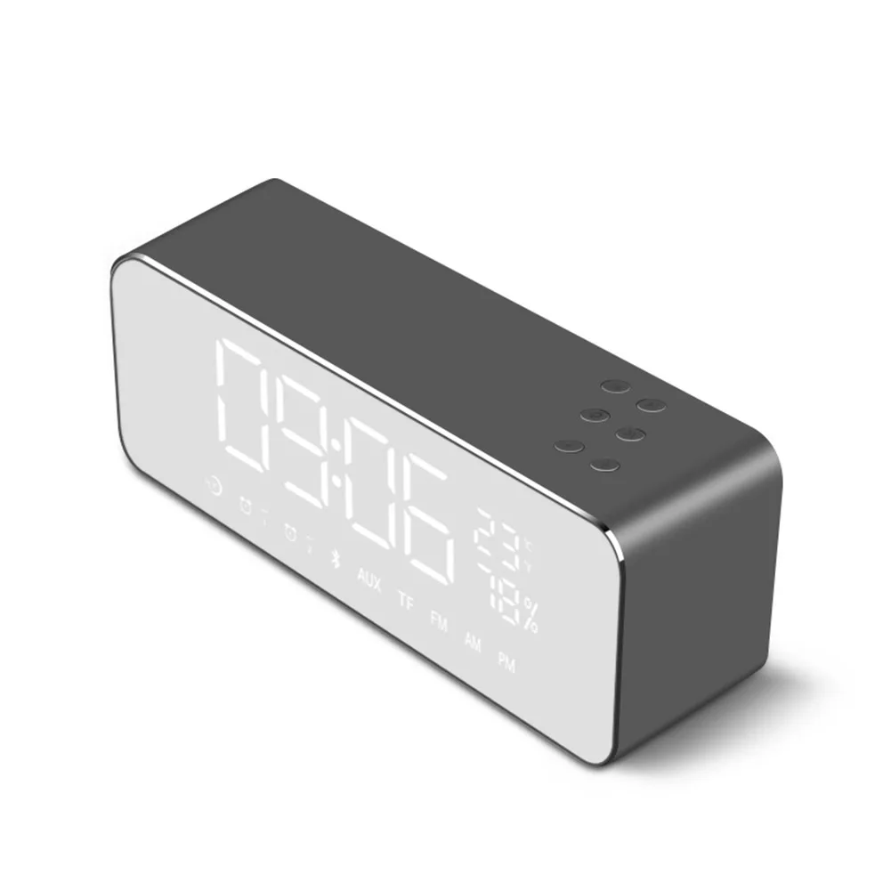 Wireless Bluetooth Speaker Subwoofer Music Sound Box Mirror LED Time Snooze Alarm Clock UYT Shop
Wireless Bluetooth Speaker Subwoofer Music Sound Box Mirror LED Time Snooze Alarm Clock UYT Shop