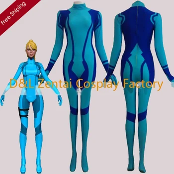Free Shipping DHL Women Blue Zero Mission Samus Aran Lycra Spandex Superhero Zentai Catsuits For 2016 Halloween Costume SHS411
Free Shipping DHL Women Blue Zero Mission Samus Aran Lycra Spandex Superhero Zentai Catsuits For 2016 Halloween Costume SHS411