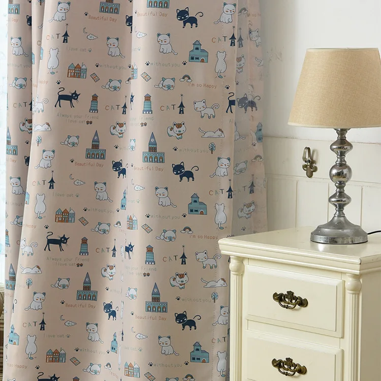 British Shading Children Boys Girls Cartoon Cats Room Balcony Finished Custom Curtain Curtains E
British Shading Children Boys Girls Cartoon Cats Room Balcony Finished Custom Curtain Curtains E