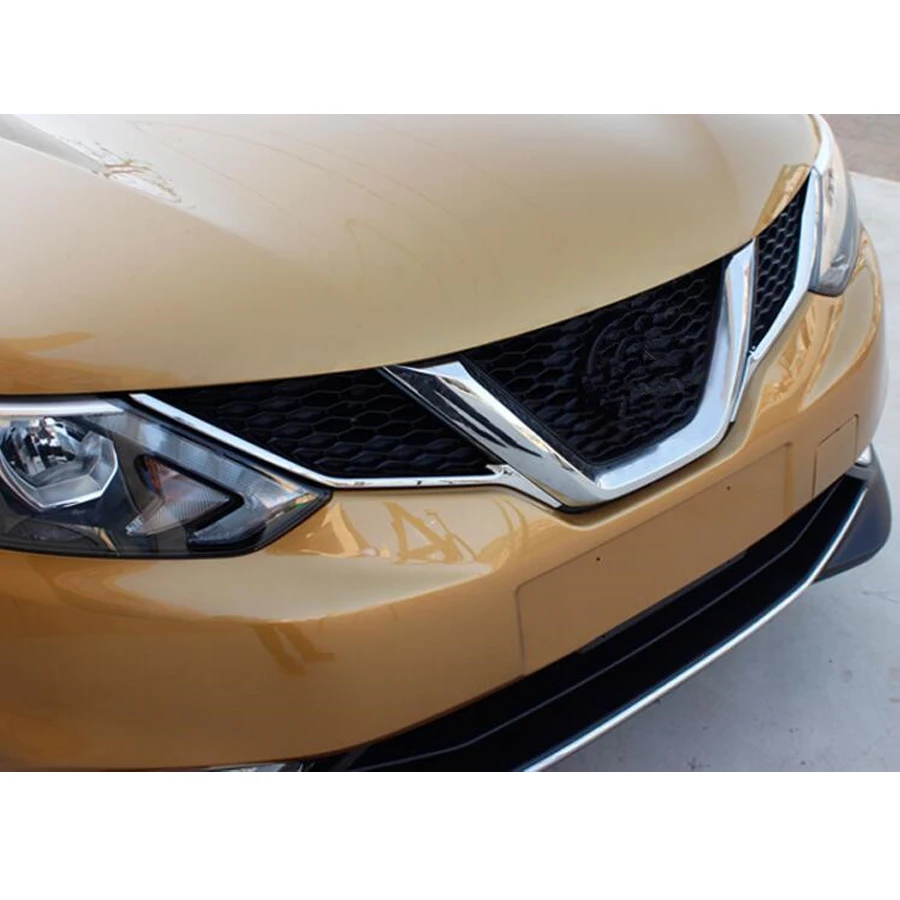 2Pcs/set Car Exterior Front Grille Mesh Strips Trim Cover Styling Sticker For Nissan Qashqai 2015 2016 2017 Chrome ABS
2Pcs/set Car Exterior Front Grille Mesh Strips Trim Cover Styling Sticker For Nissan Qashqai 2015 2016 2017 Chrome ABS