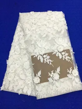 High Quality Nigerian 3D Wedding Lace Fabric white Latest African Laces 2019 French Net Lace Fabric With Beads Applique Dress
High Quality Nigerian 3D Wedding Lace Fabric white Latest African Laces 2019 French Net Lace Fabric With Beads Applique Dress