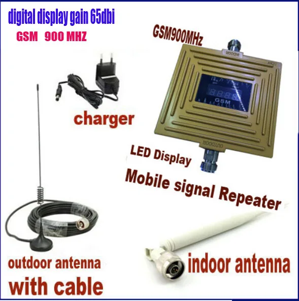 LCD Display 900MHZ Mobile GSM Signal Booster Repeater Amplifier GSM Signal Repeater With Cable + Antenna
LCD Display 900MHZ Mobile GSM Signal Booster Repeater Amplifier GSM Signal Repeater With Cable + Antenna