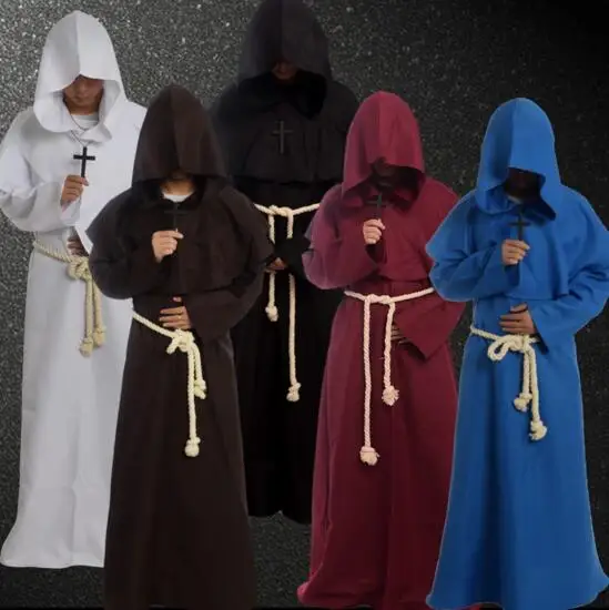 Cloak Hooded Cape Robe Medieval Renaissance Monk Costume Xmas Halloween Gothic Wicca Witchcraft Larp Vampire Fancy Dress
Cloak Hooded Cape Robe Medieval Renaissance Monk Costume Xmas Halloween Gothic Wicca Witchcraft Larp Vampire Fancy Dress