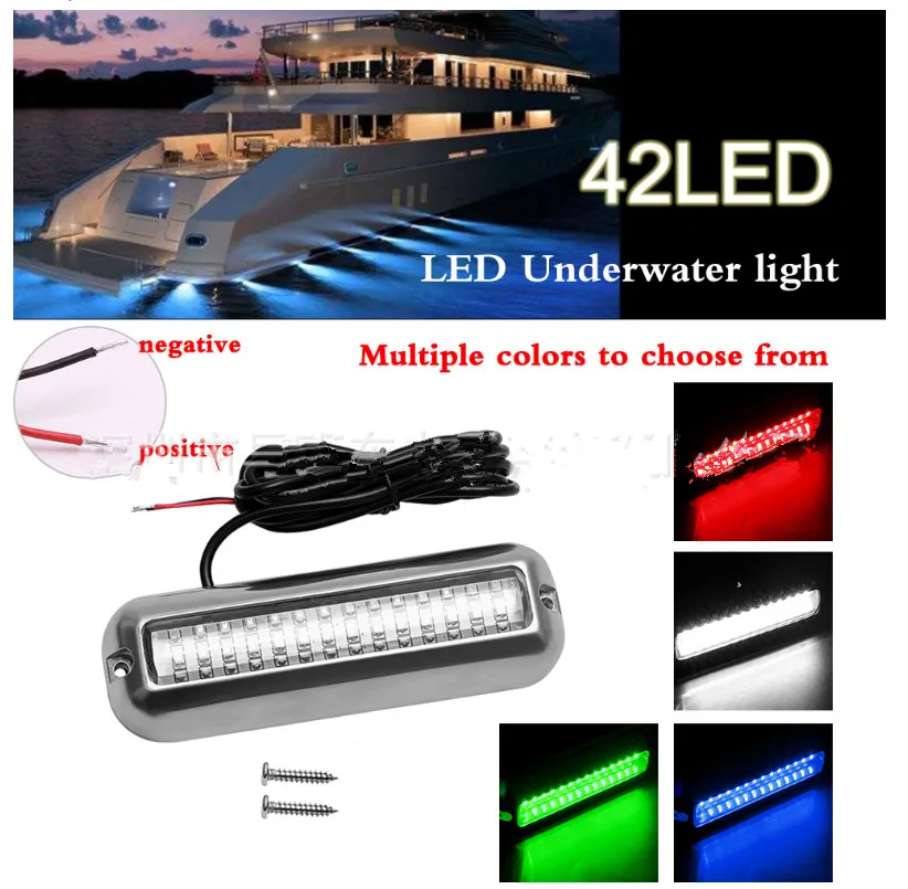 50PCS .50W 42 LED Marine Stainless Steel Under Water Pontoon Waterproof Boat Transom Light Yacht Stern Light Fishing Night Light
50PCS .50W 42 LED Marine Stainless Steel Under Water Pontoon Waterproof Boat Transom Light Yacht Stern Light Fishing Night Light