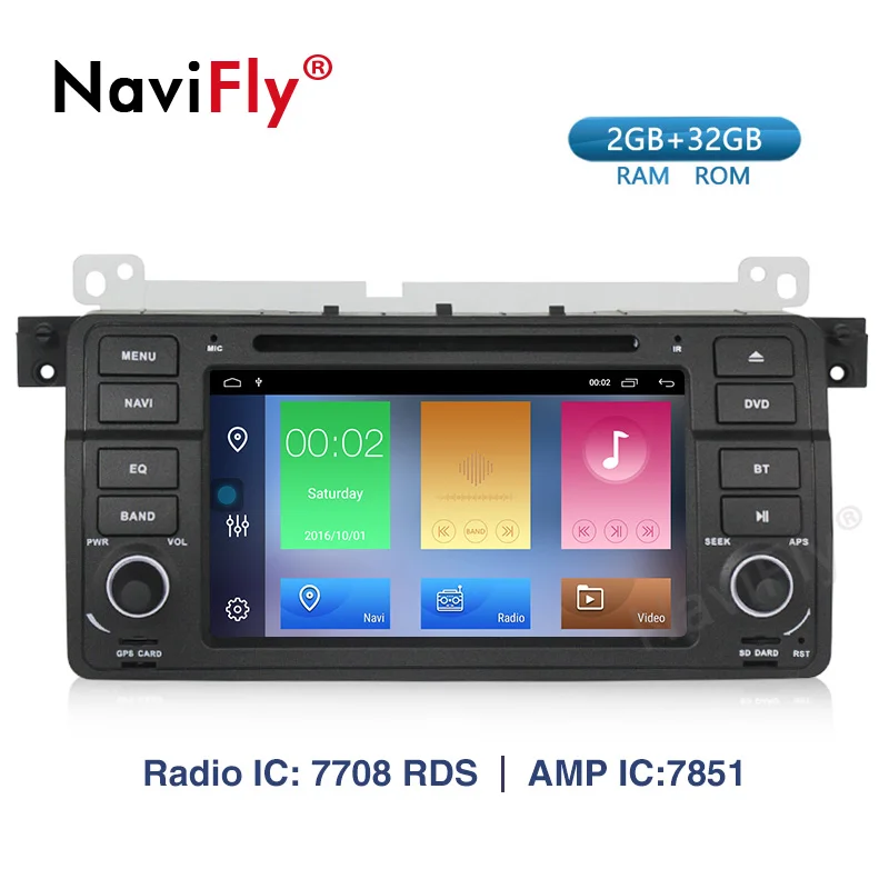 Navifly Android 9.1 7Inch Octa Core Car Radio Stereo Gps For Bmw E46 M3 Rover 75 With Wifi 4g Canbus Bluetooth 2+32GB ROM
Navifly Android 9.1 7Inch Octa Core Car Radio Stereo Gps For Bmw E46 M3 Rover 75 With Wifi 4g Canbus Bluetooth 2+32GB ROM