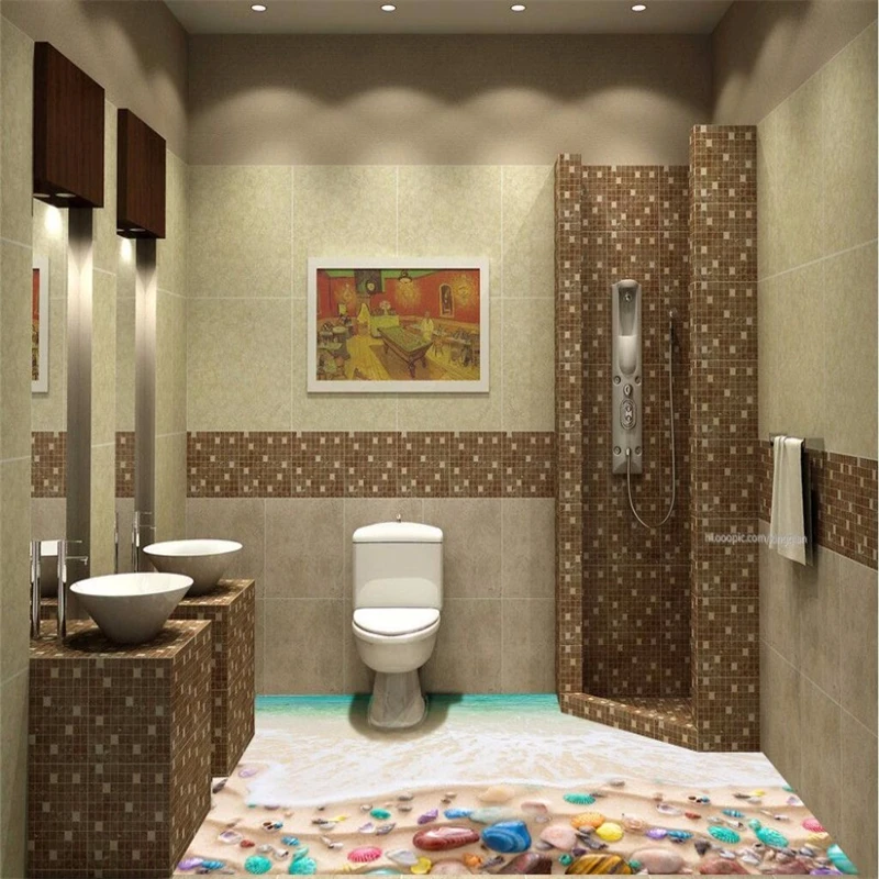 papel de parede 3D Custom 3D floor painting mural sea beach marine organisms waterproof thickened pvc self adhesive wallpaper
papel de parede 3D Custom 3D floor painting mural sea beach marine organisms waterproof thickened pvc self adhesive wallpaper