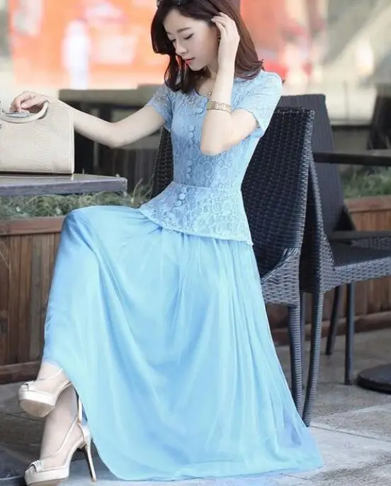 Free Shipping High Quality Sweet 2018 Summer New Arrival Round Collar Collect Waist Lace Short Sleeve Woman Chiffon Dress
Free Shipping High Quality Sweet 2018 Summer New Arrival Round Collar Collect Waist Lace Short Sleeve Woman Chiffon Dress