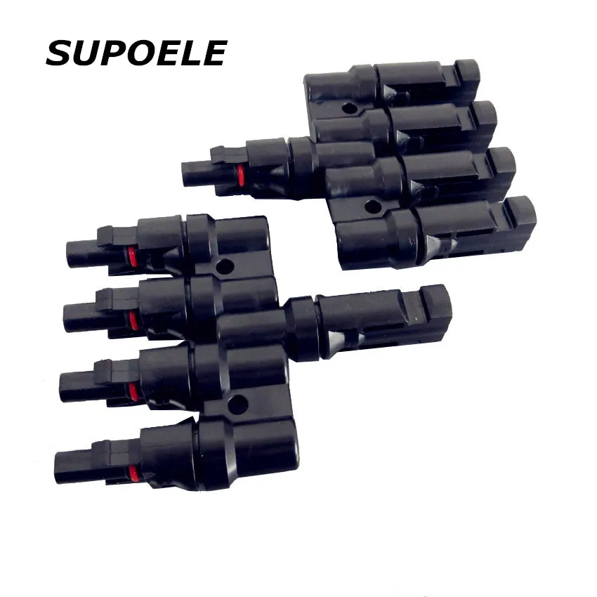 1 Pair Male Female Solar Panel MC4 4T Branch Connectors Cable Coupler Combiner MC4 Panel Cable Connectors
1 Pair Male Female Solar Panel MC4 4T Branch Connectors Cable Coupler Combiner MC4 Panel Cable Connectors