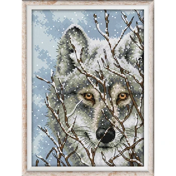 Joy Sunday Wolf 3 Chinese Cross Stitch Kits Ecological Cotton Clear Stamped Printed 14CT 11CT DIY Wedding Decoration For Home
Joy Sunday Wolf 3 Chinese Cross Stitch Kits Ecological Cotton Clear Stamped Printed 14CT 11CT DIY Wedding Decoration For Home
