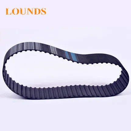 

Free Shipping 525H100 teeth 105 Width 25.4mmmm=1" length 1333.50mm Pitch 12.7mm 525H 100 T Industrial timing belt 2pcs/lot