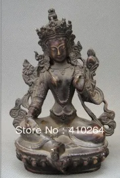 13 cm Tibet Tibetan Buddhism Bronze Bodhisattva Kwan-Yin Guan Yin Buddha Statue
13 cm Tibet Tibetan Buddhism Bronze Bodhisattva Kwan-Yin Guan Yin Buddha Statue