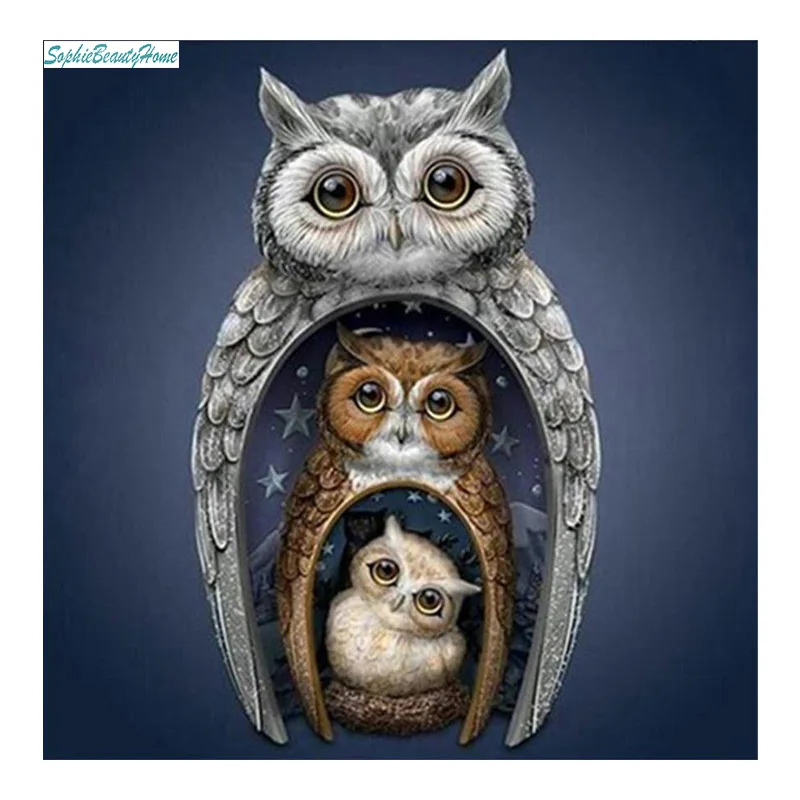 Sophie beauty homeDIY 5D diamond painting owl happiness family embroidery cross stitch wall stickers mosaic pattern resin crafts
Sophie beauty homeDIY 5D diamond painting owl happiness family embroidery cross stitch wall stickers mosaic pattern resin crafts