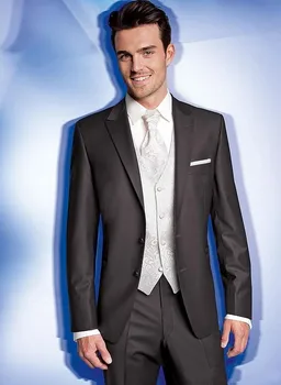 2016 New Arrival Groom Tuxedo Groomsmen Dark Brown Wedding/Dinner/Evening Suits Best Man Bridegroom (Jacket+Pants+Tie+Vest) B100
2016 New Arrival Groom Tuxedo Groomsmen Dark Brown Wedding/Dinner/Evening Suits Best Man Bridegroom (Jacket+Pants+Tie+Vest) B100
