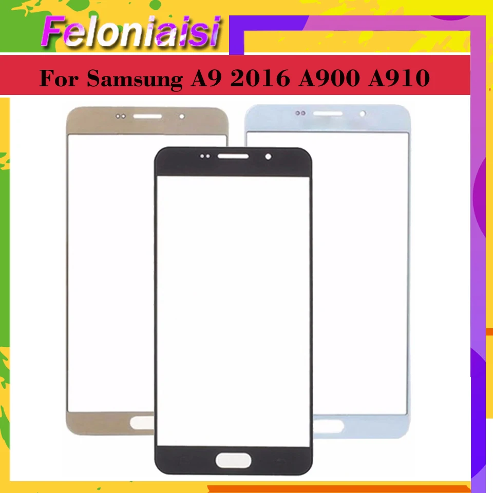 Для Samsung Galaxy A9 Pro 2016 A900 A900F A9000 A910 A910F A9100 сенсорный экран передняя панель стеклянная