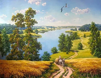 MOLEK DIY Oil Painting by Numbers Kit Country Landscape Acrylic Painting on Canvas Home Decor Wall Artwork for Living Room
MOLEK DIY Oil Painting by Numbers Kit Country Landscape Acrylic Painting on Canvas Home Decor Wall Artwork for Living Room