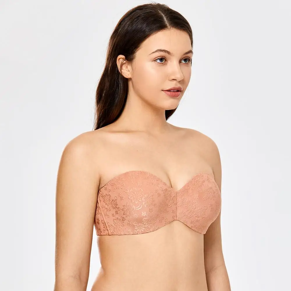 Women's Floral Jacquard Full Coverage Non-padded Underwire Minimizer Multitway Strapless Bra Plus Size
Women's Floral Jacquard Full Coverage Non-padded Underwire Minimizer Multitway Strapless Bra Plus Size