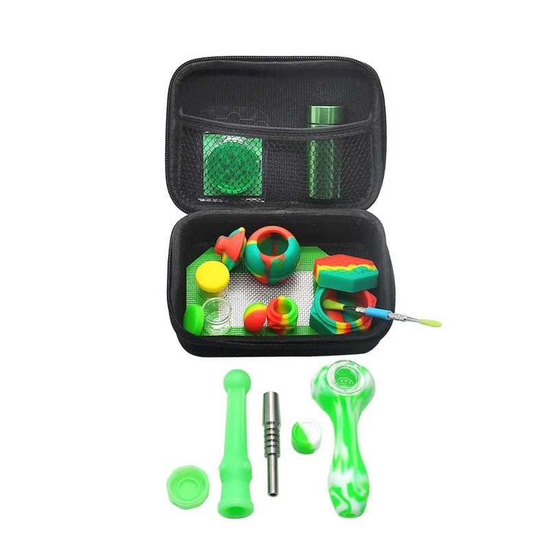 12pcs Set Cloth Bag Silicone Stash Jar Aluminum Metal Weed Box Plastic Herb Grinder Non-Stick Silicone Carb Mat Smoking Pipe
12pcs Set Cloth Bag Silicone Stash Jar Aluminum Metal Weed Box Plastic Herb Grinder Non-Stick Silicone Carb Mat Smoking Pipe