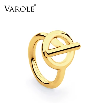 VAROLE New Arrival Simple Style Gold Color Rings for Women Wedding Rings Jewelry Drop Shipping Wholesale
VAROLE New Arrival Simple Style Gold Color Rings for Women Wedding Rings Jewelry Drop Shipping Wholesale