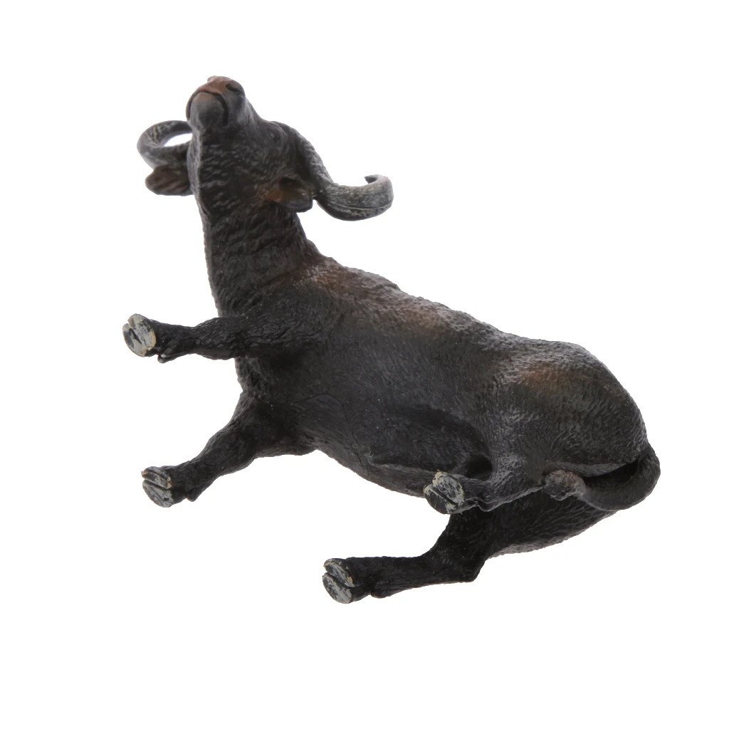 High Simulation Farm Animal Model, Hand Painted Buffalo Action Figure Model, Party Favors Toys for Kids Toddlers Boys Girls High Simulation Farm Animal Model, Hand Painted Buffalo Action Figure Model, Party Favors Toys for Kids Toddlers Boys Girls