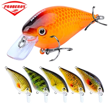 6pc PRO BEROS Brand Fishing lure Exported to Japan 3"-7.6cm Fishing Bait 12.75g Crankbait 6 color fishing tackle 8# Hook
6pc PRO BEROS Brand Fishing lure Exported to Japan 3"-7.6cm Fishing Bait 12.75g Crankbait 6 color fishing tackle 8# Hook