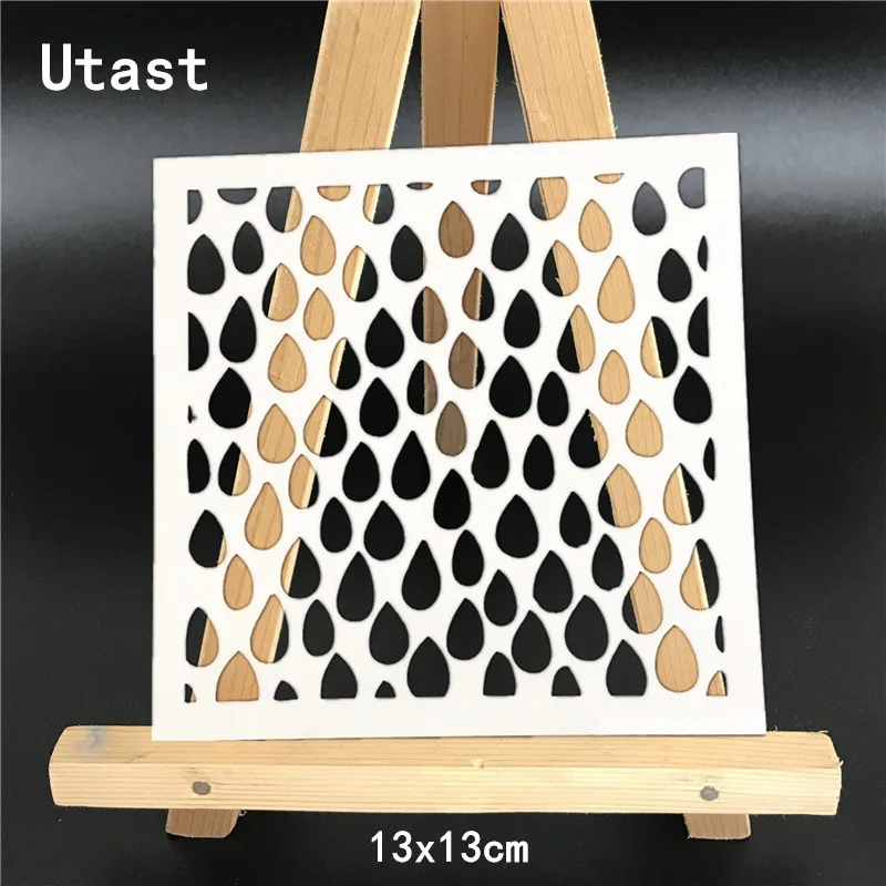 Water Droplets Rain DIY Plastic Layering Stencils Masking Spray Template For Wall Scrapbooking Painting Photo Album Paper Craft
Water Droplets Rain DIY Plastic Layering Stencils Masking Spray Template For Wall Scrapbooking Painting Photo Album Paper Craft